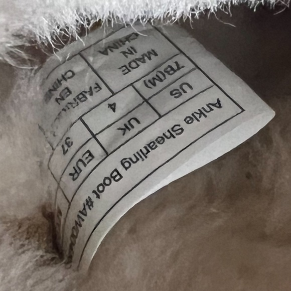 206 Collective cheetah print ankle boots 7B  M brown black and tan color - Picture 6 of 8